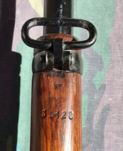 L42A1 Rifle serial number under fore-end