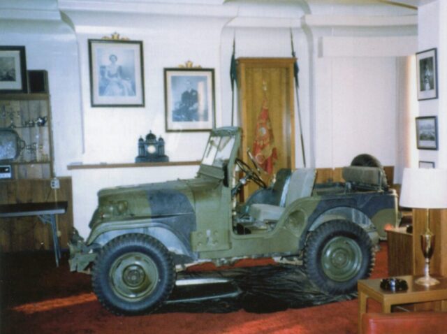 1982 June - M38A1 CDN family reassembled secretly in the BCR (DCO) Officers' Mess