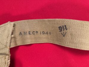 Sten Gun Bandolier 1944 British & Canadian Airborne issue  - markings