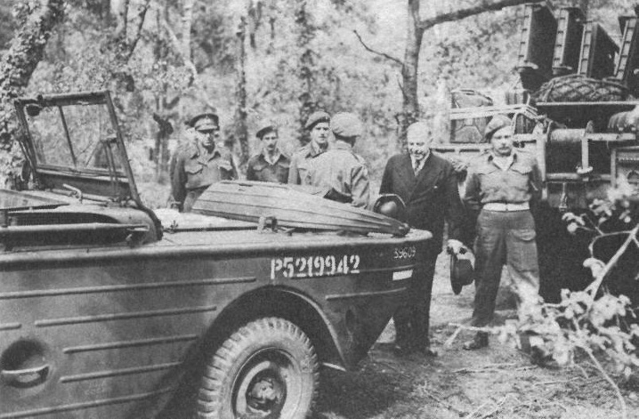 Ford GPA in Canadian Army service WD numbers P5219949 just before D-Day 1944.