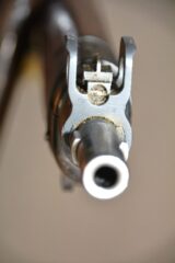 Long Branch 1941 with 1942 barrel all matching 1L314 - Front view of "wasp waist" front sight protector with LB and C./| markings.