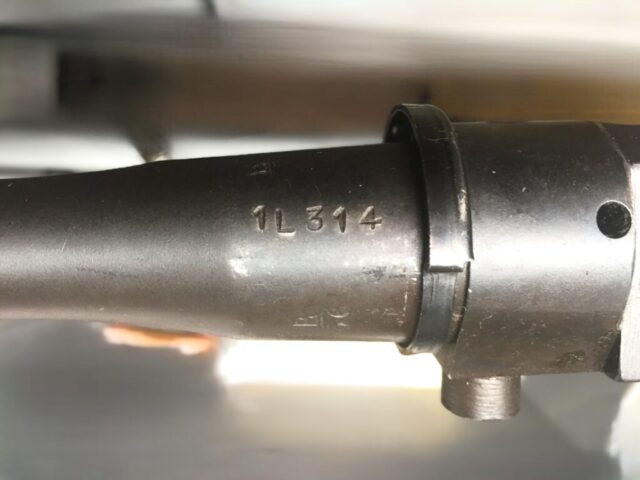 Long Branch 1941 with 1942 barrel all matching 1L314 - Barrel showing serial number 1L314