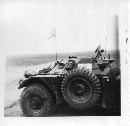 McNicholl Ferret photos – 54-82515 UNEF 1213 PAT May 1957 coat hides CAR maybe