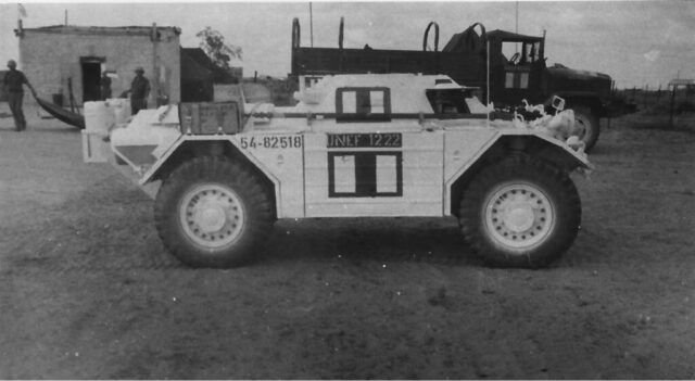 McNicholl Ferret photos – 54-82518 UNEF 1222 white OCs car