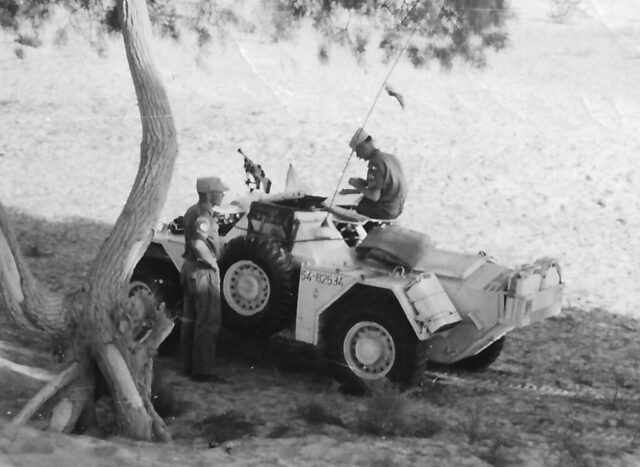McNicholl Ferret photos – 54-82534 UNEF 1207 under tree white