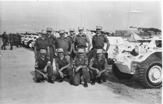 McNicholl Ferret photos – 54-82585 UNEF 1215 white crews line up