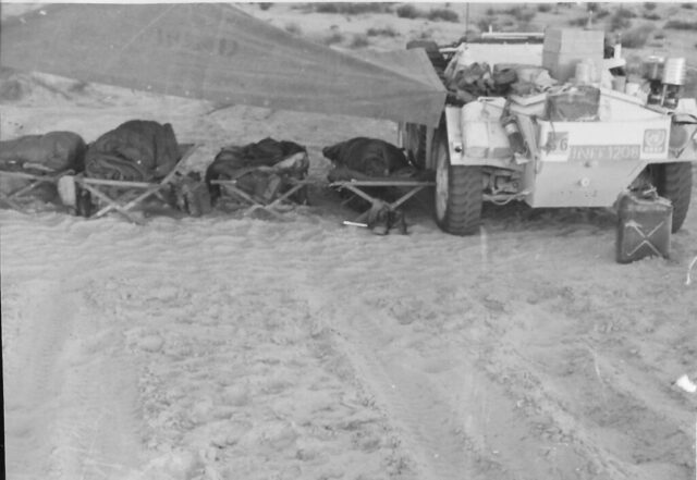 McNicholl Ferret photos – 54-82587 UNEF 1208 and tarp for crew