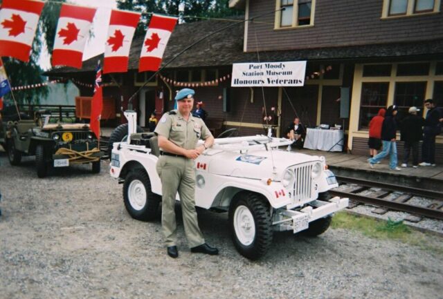 Scott Lorette & M38A1CDN3 before 2013 at Po
