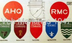COMMAND signs circa 1947 to  circa 1968 - Appendix 1 Vehicle Markings Canada 1947
